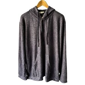 Onia Men's Michael Drawstring Hoodie Sweatshirt Blue Size XL